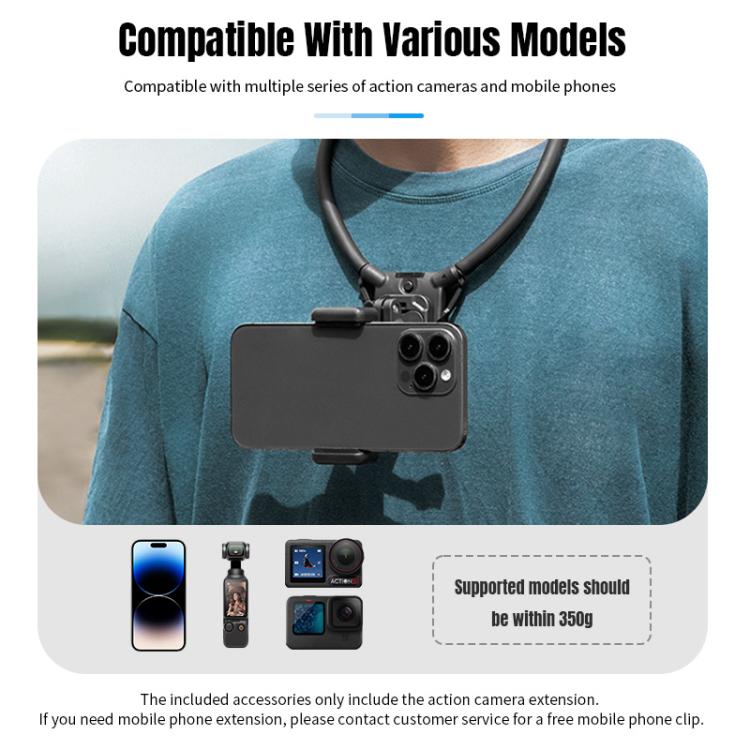 STARTRC Lazy Neck Bracket V3 POV View Mount  - Black