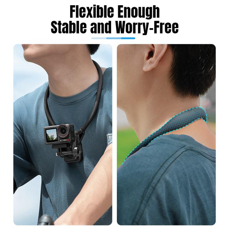 STARTRC Lazy Neck Bracket V3 POV View Mount with Chest Strap  - Black