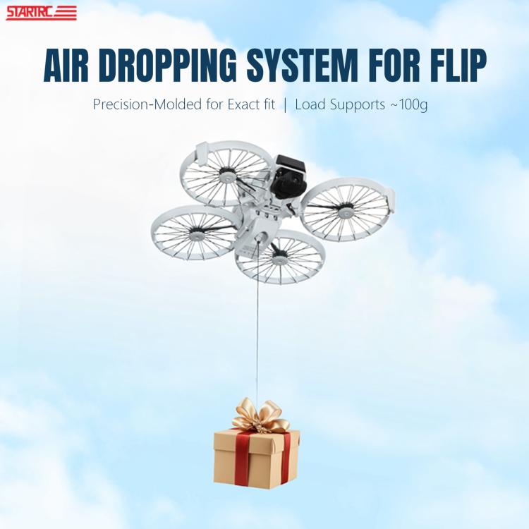 For DJI Flip STARTRC Air-Dropping System Thrower Parabolic  - Grey