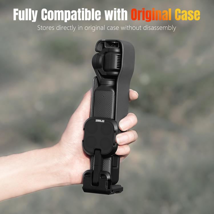 For DJI Osmo Pocket 4 / 3 STARTRC Metal L-shaped Expansion Bracket  - Black