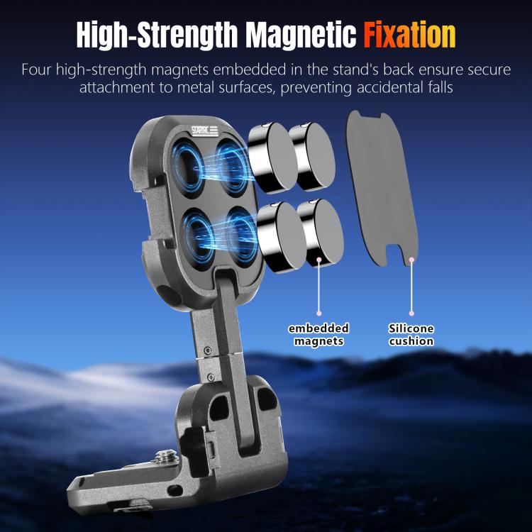 For DJI Osmo Pocket 4 / 3 STARTRC Metal L-shaped Expansion Bracket  - Black