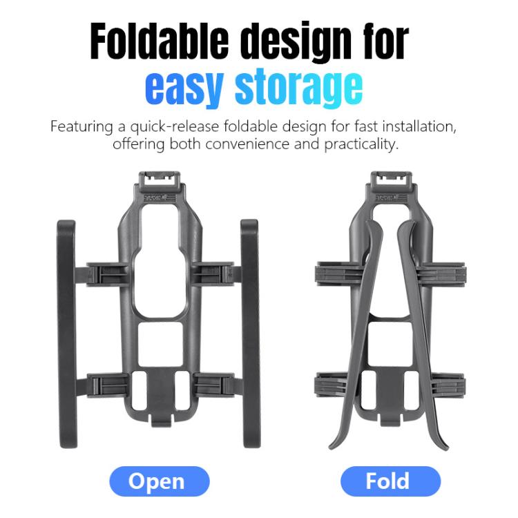 For DJI Mavic 4 Pro STARTRC Sled Anti-fall Anti-dirt Heightened Landing Gear Training Rack  - Grey
