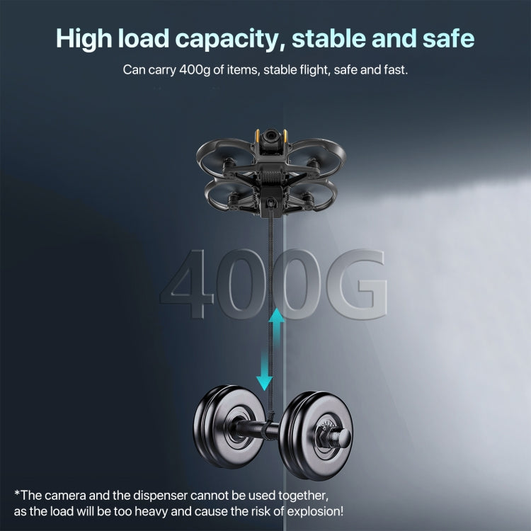 For DJI Avata 2 STARTRC Air-Dropping System Thrower Parabolic  - Dark Gray