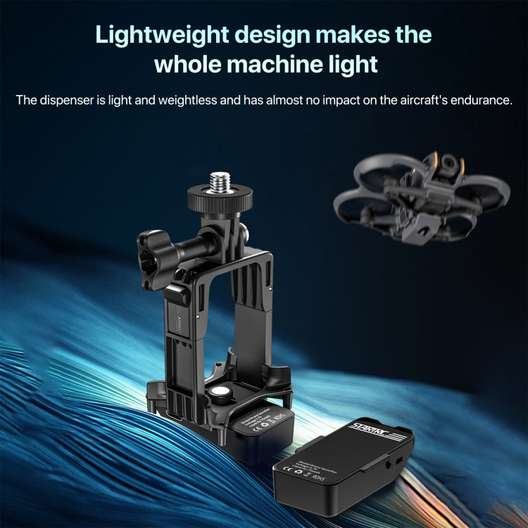 For DJI Avata 2 STARTRC Air-Dropping System Thrower Parabolic  - Dark Gray