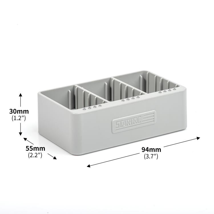 For DJI Mini 3 Pro STARTRC 3 in 1 Charging Butler Battery Charger  - Grey