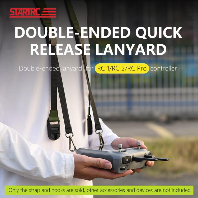 For DJI RC / RC 2 / RC Pro STARTRC QuickLink Double-Ended Neck Strap  - Green