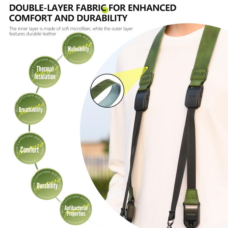 For DJI RC / RC 2 / RC Pro STARTRC QuickLink Double-Ended Neck Strap  - Green