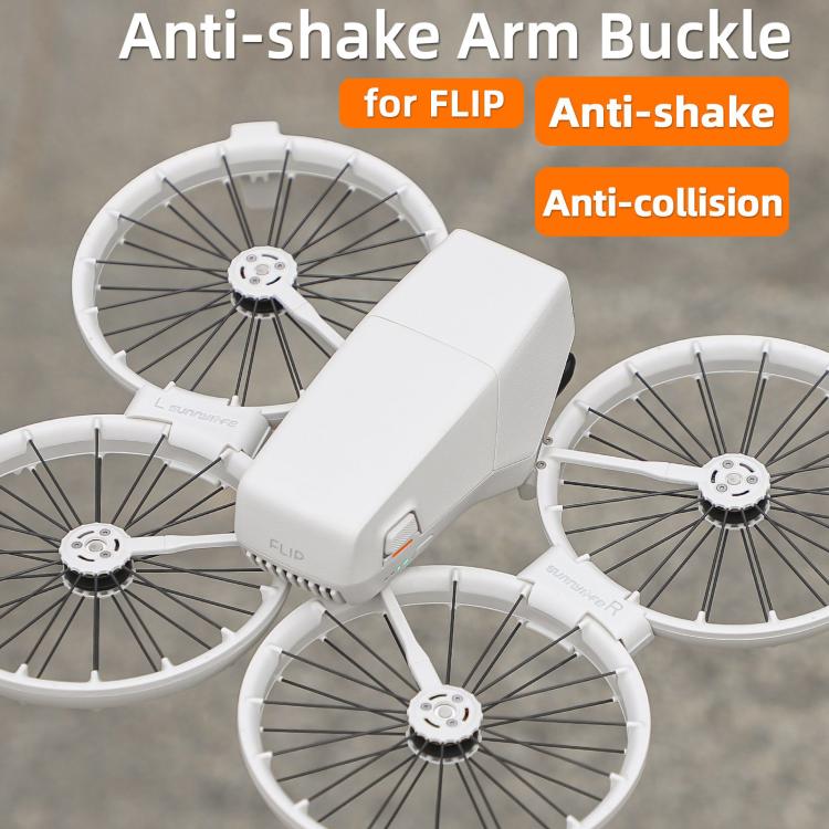 For DJI Flip Sunnylife Anti-shake Arm Buckle Fixing Integrated Buckle Quick Release Anti-Collision Buckle  - Grey