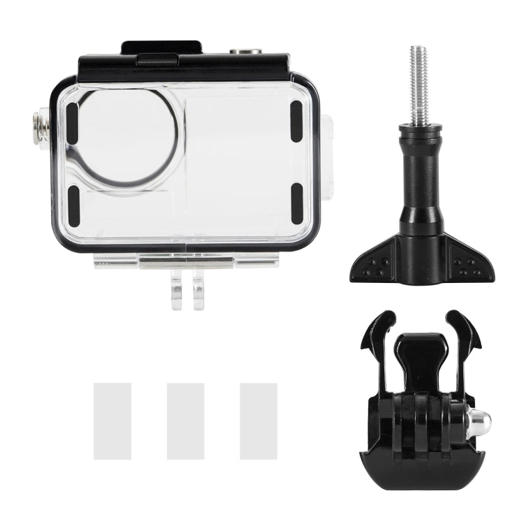 For DJI Osmo Action 5 Pro / 3 / 4 60m Underwater Waterproof Housing Diving Case  - Transparent