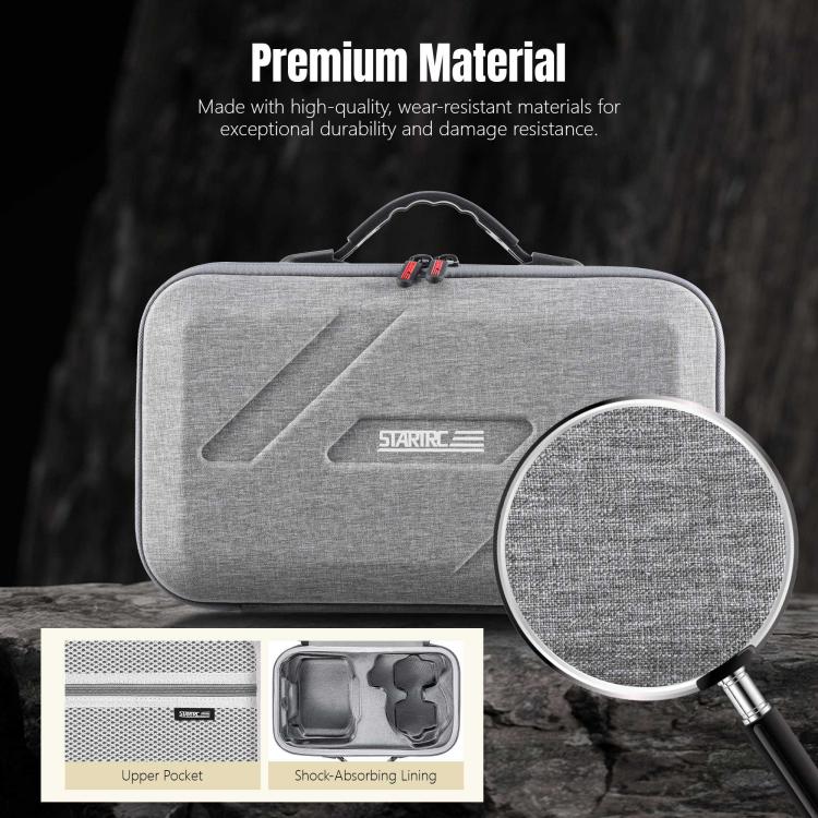For DJI Flip STARTRC Shoulder Storage Bag Integrated Handbag  - Grey