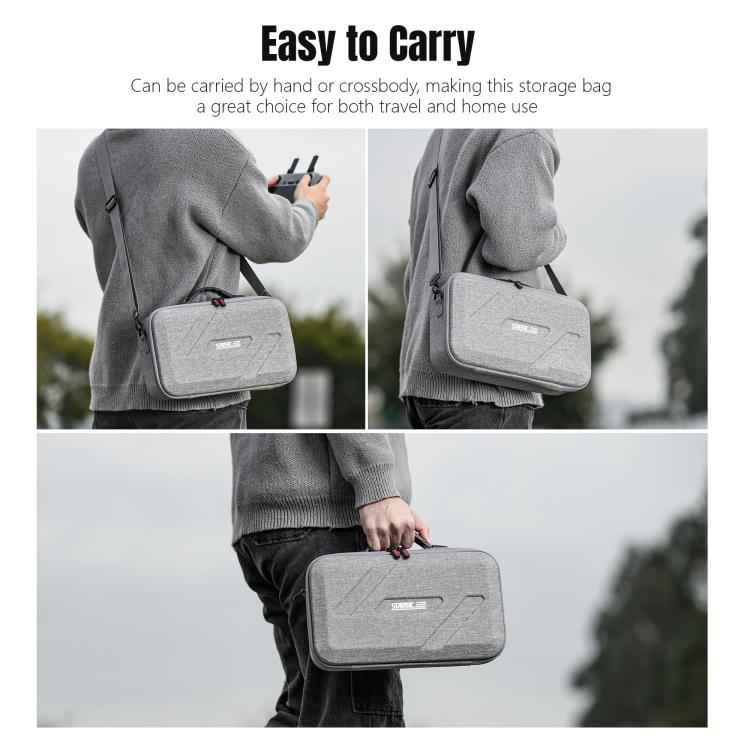 For DJI Flip STARTRC Shoulder Storage Bag Integrated Handbag  - Grey