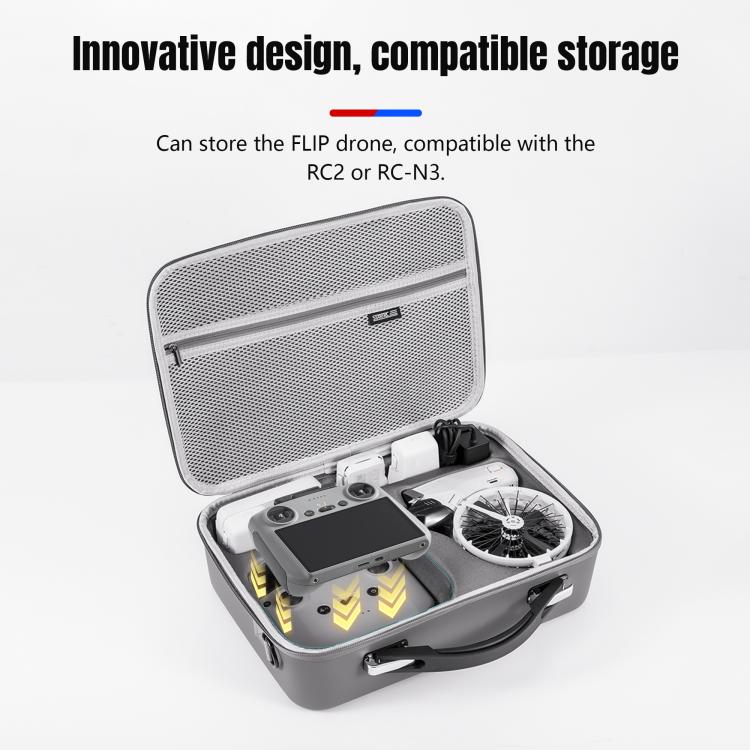 For DJI Flip STARTRC Shoulder Storage Bag Handbag  - Grey