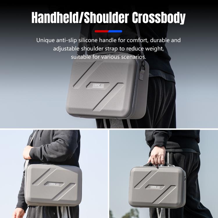 For DJI Flip STARTRC Shoulder Storage Bag Handbag  - Grey
