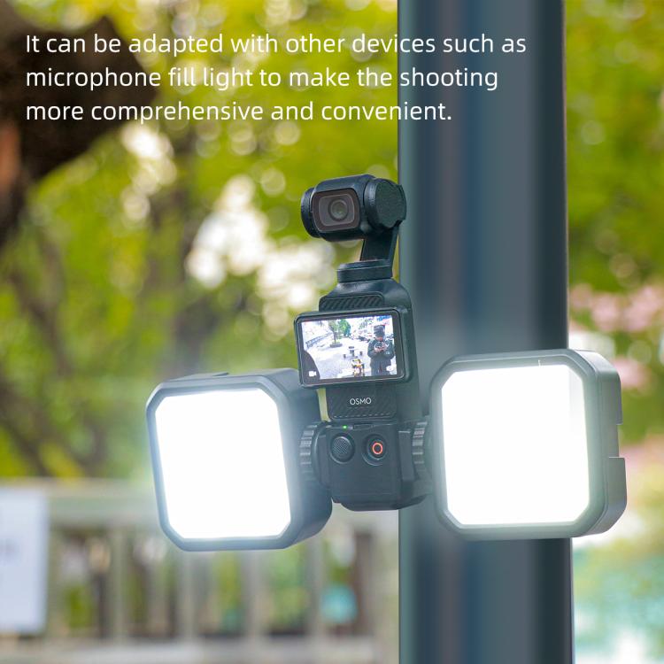 For DJI OSMO Pocket 3 Protection Frame with Magnetic Base  - Black