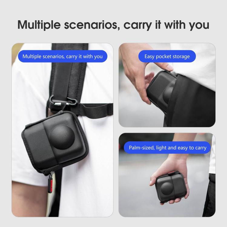 For DJI Osmo 360 STARTRC Mini Portable Lightweight Storage Bag  - Black