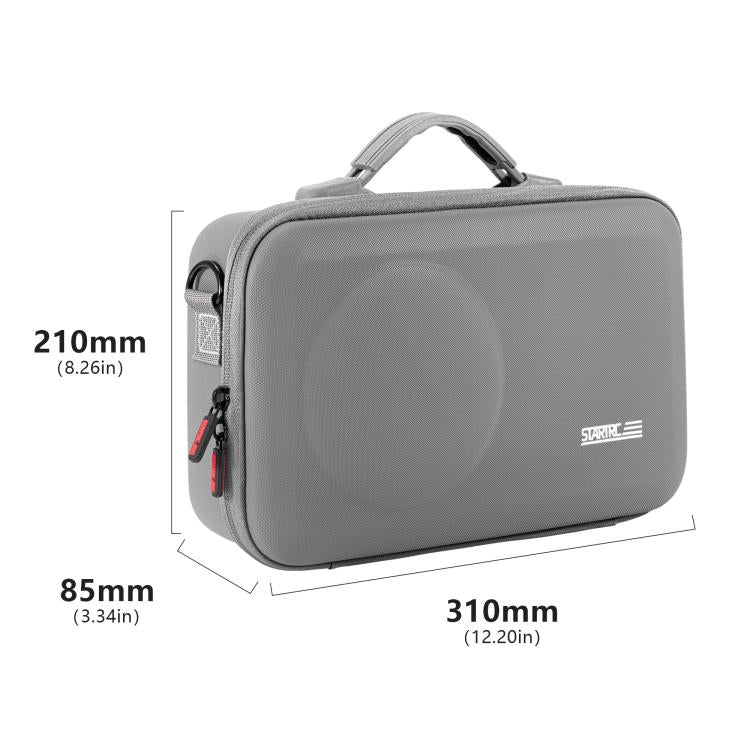 For DJI Osmo 360 STARTRC Full Kit Portable Handbag Shoulder PU Storage Bag  - Grey