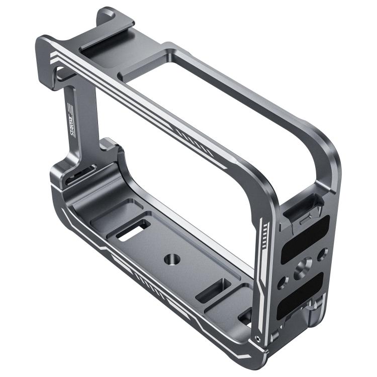 For DJI Osmo 360 STARTRC Metal Cage Frame with Cold Shoe  - Grey