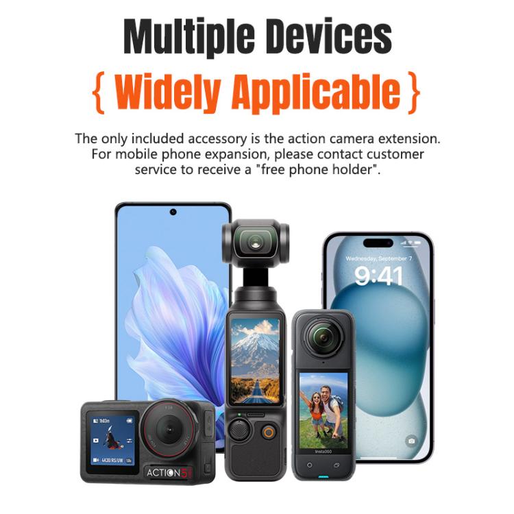 STARTRC Magnetic  Backpack Clip Mount for DJI Osmo 360 / GoPro Action Cameras  - Black