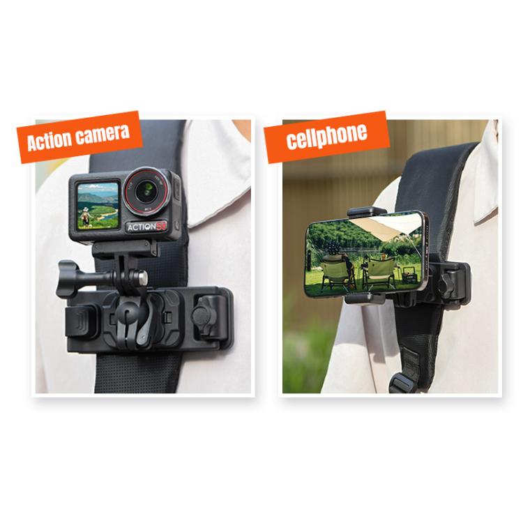 STARTRC Magnetic  Backpack Clip Mount for DJI Osmo 360 / GoPro Action Cameras  - Black