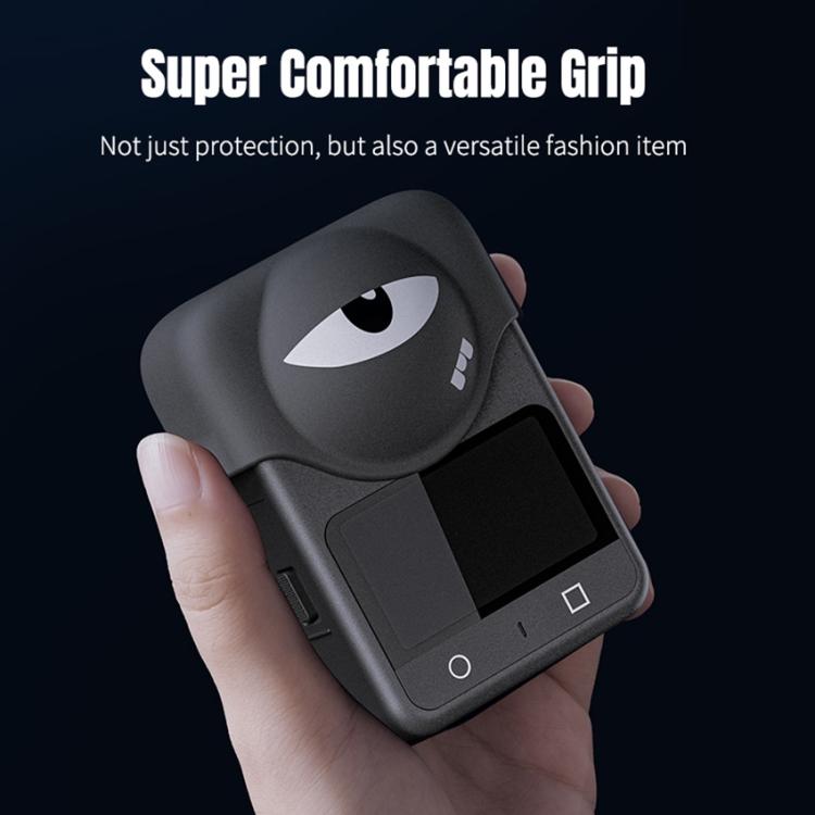 For DJI Osmo 360 STARTRC Camera Silicone Lens Cap Lens Cover  - Black