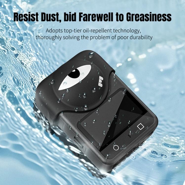 For DJI Osmo 360 STARTRC Camera Silicone Lens Cap Lens Cover  - Black