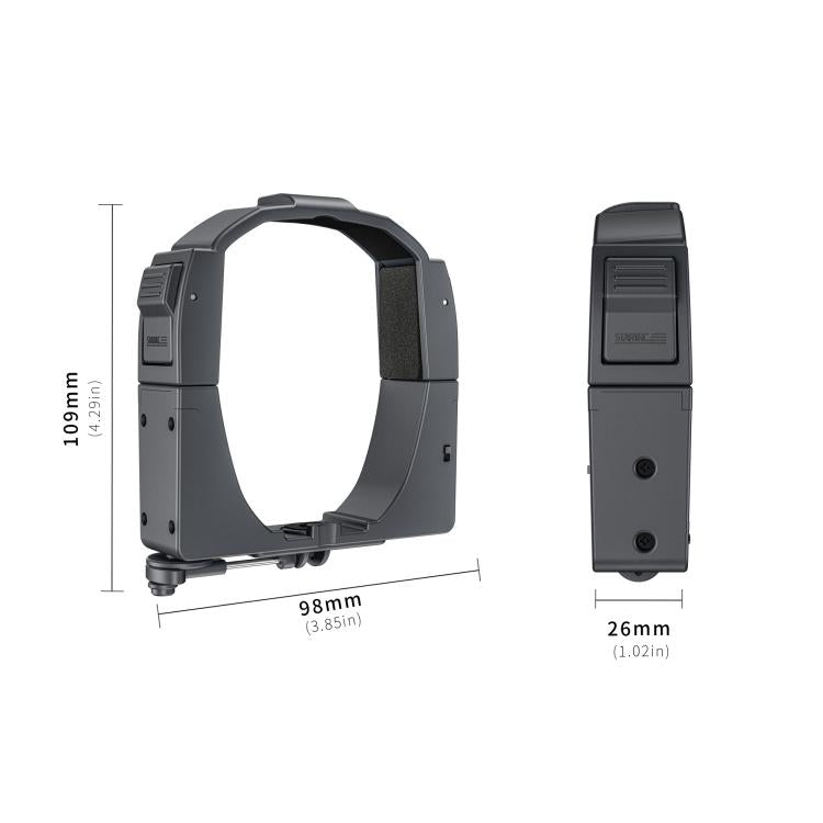 For DJI Mavic 4 Pro STARTRC Air-Dropping System Thrower Parabolic with Expansion Bracket  - Black