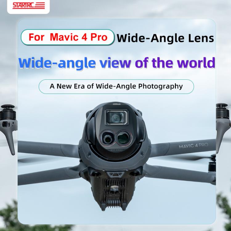 For DJI Mavic 4 Pro STARTRC Drone Wide-Angle Lens Filter  - Black