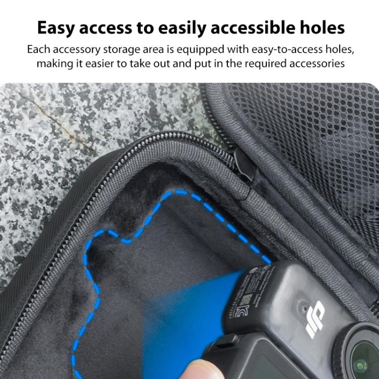 For DJI Osmo Nano Portable Carrying Box Mini Combo PU Bag  - Black