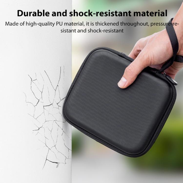 For DJI Osmo Nano Portable Carrying Box Mini Combo PU Bag  - Black