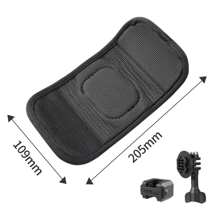 STARTRC Hook And Loop Fastener Selfie Stick Quick-Release Mount  - Black