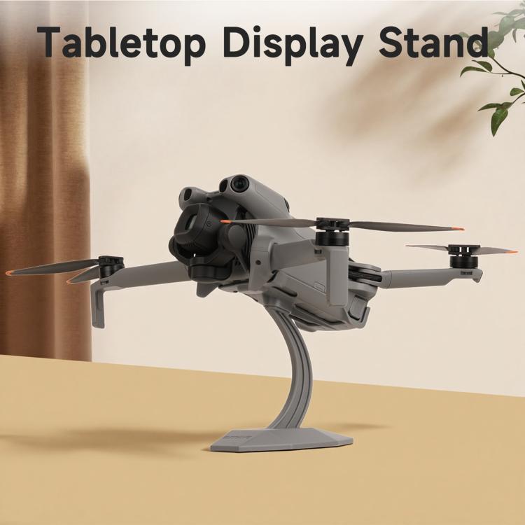 For DJI Mini 5 Pro / 4 Pro / 3 Pro Sunnylife Desktop Display Stand Drone Mount Exhibition Base Bracket  - Grey