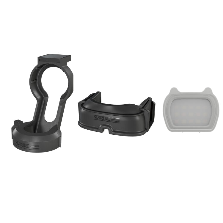 For DJI Pocket 3 STARTRC Cat-ears Magnetic Fill Light  with Holder Clip Kit  - Grey