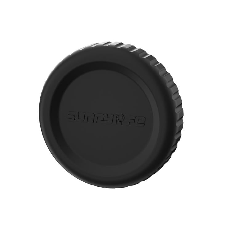 For DJI Osmo 360 Sunnylife Silicone Lens Cover Scratch-Proof Camera Cover Protector  - Black