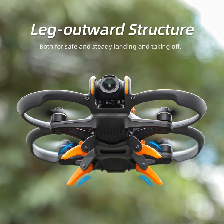 For DJI AVATA 2 Sunnylife LG797 Landing Gear Extensions Heightened Spider Gears Support Leg