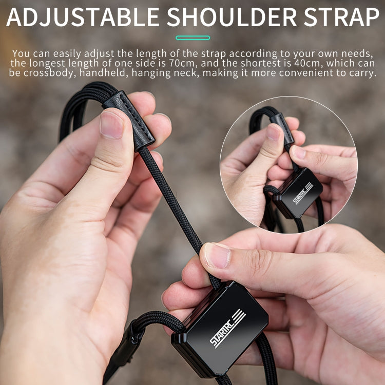 For DJI Pocket 4 / 3 STARTRC Anti-Lost Necklace Lanyard Rope  - Black