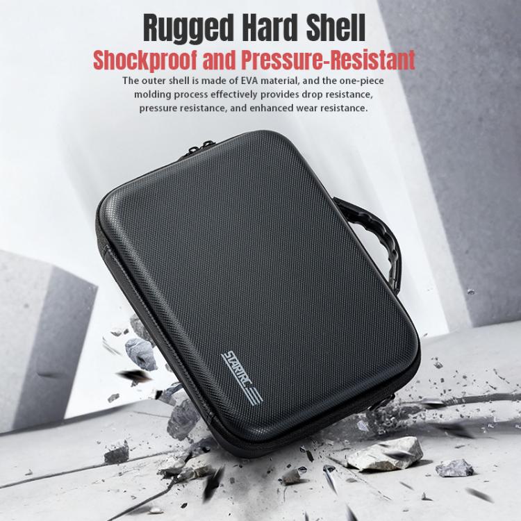 For DJI Osmo Action 6 STARTRC Photography Kit Storage Shoulder Bag  - Black