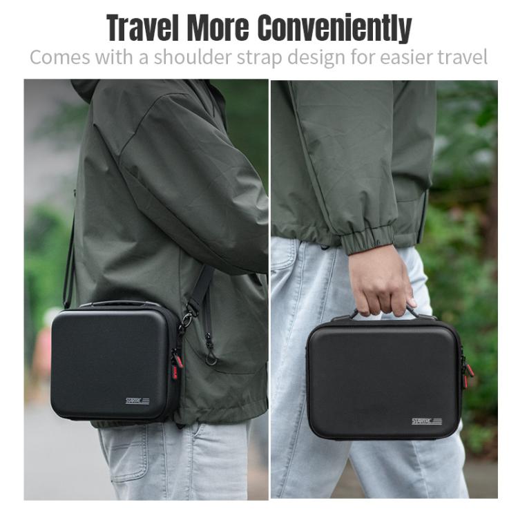 For DJI Osmo Action 6 STARTRC Photography Kit Storage Shoulder Bag  - Black