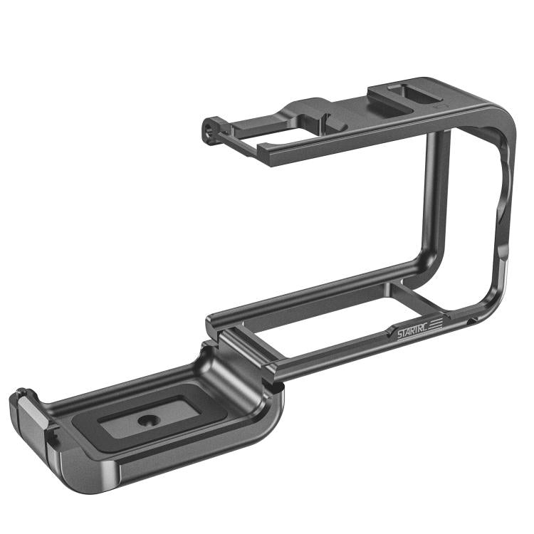 For DJI Osmo Action 6 STARTRC Metal Cage Frame with Cold Shoe  - Black