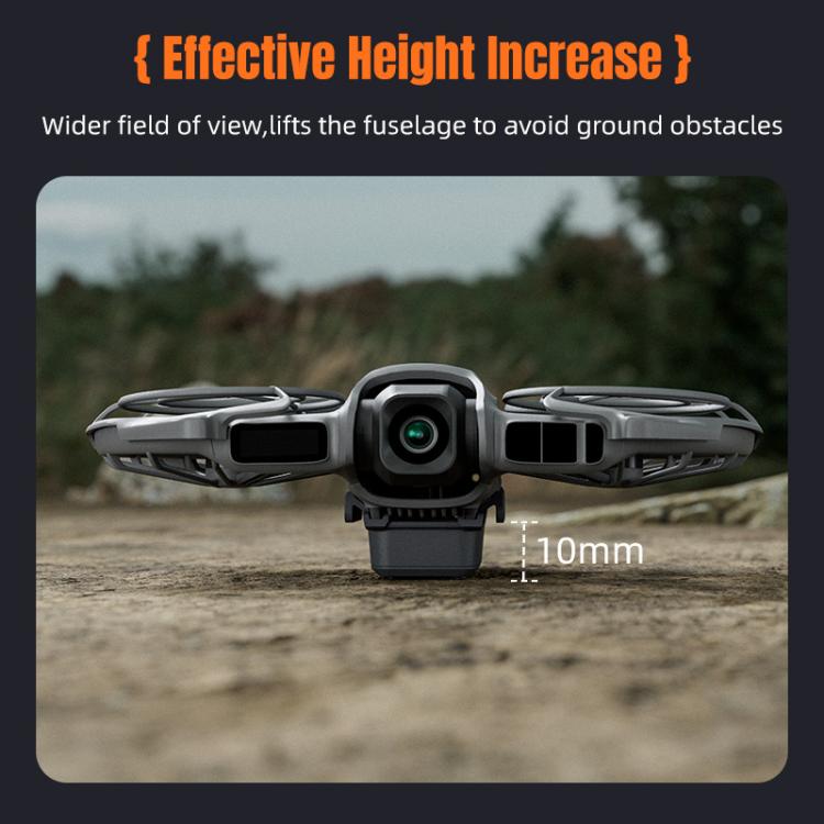 For DJI Neo 2 STARTRC LED Light Heightened Landing Gear Training Rack  - Black