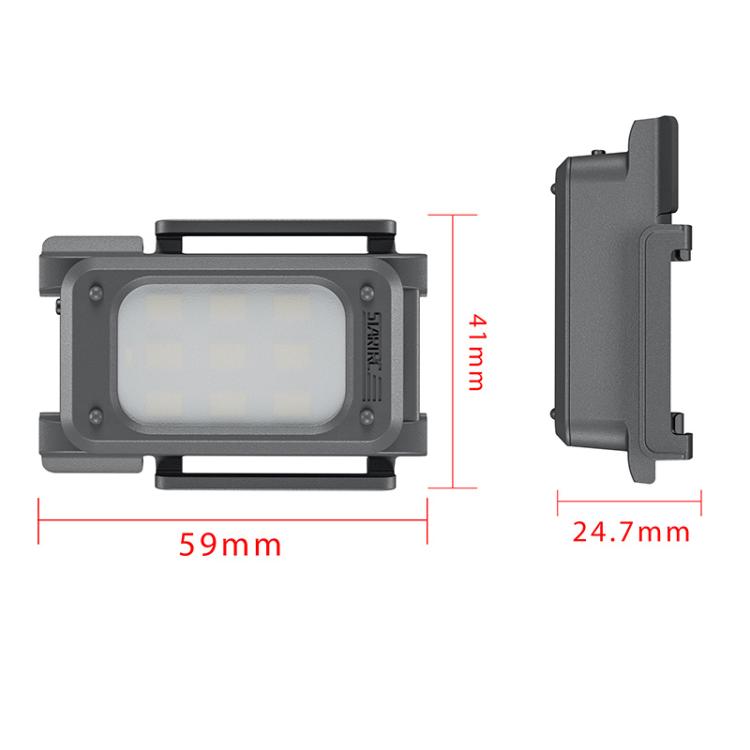 For DJI Neo 2 STARTRC LED Light Heightened Landing Gear Training Rack  - Black