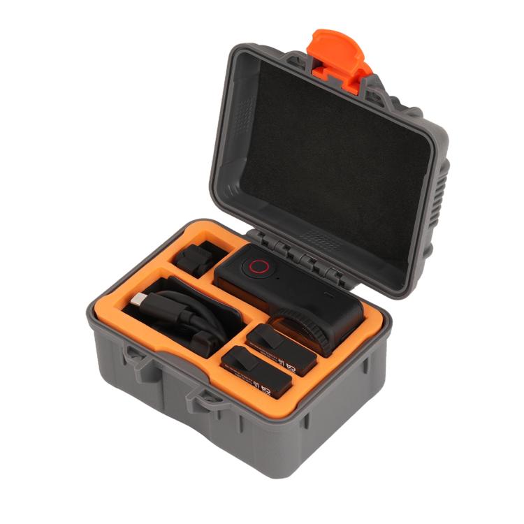For DJI Osmo Action 6 Sunnylife Mini Travel Box Waterproof Carrying Box Shock-proof Hard Shell  - Grey