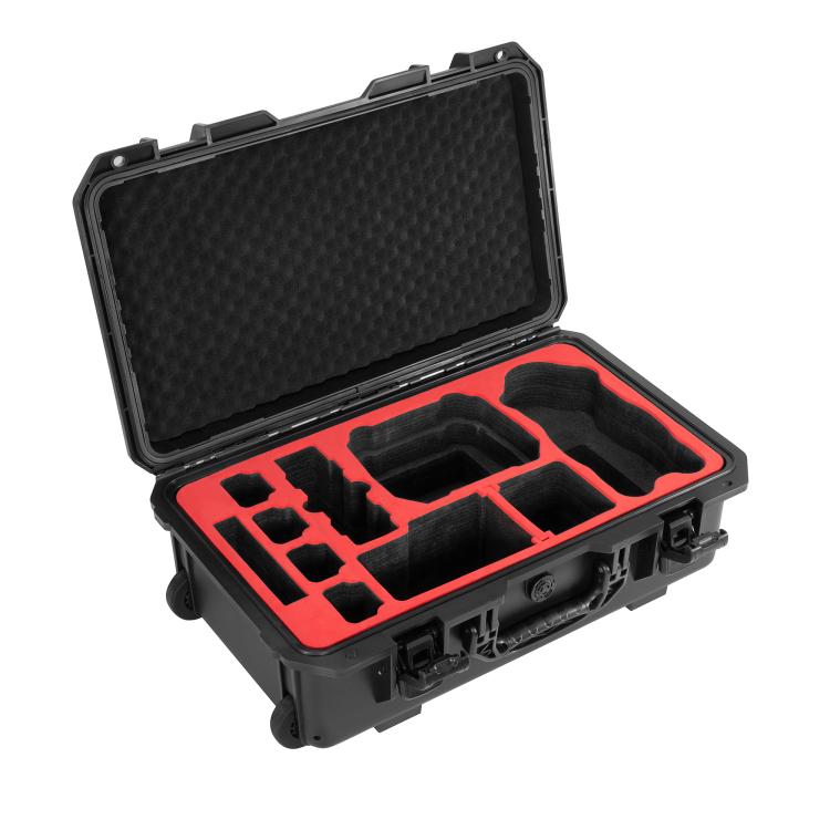 Portable Box Sealed Waterproof Trolley Suitcase For DJI Mavic 4 Pro / Mavic 3 / Air 3  - Black