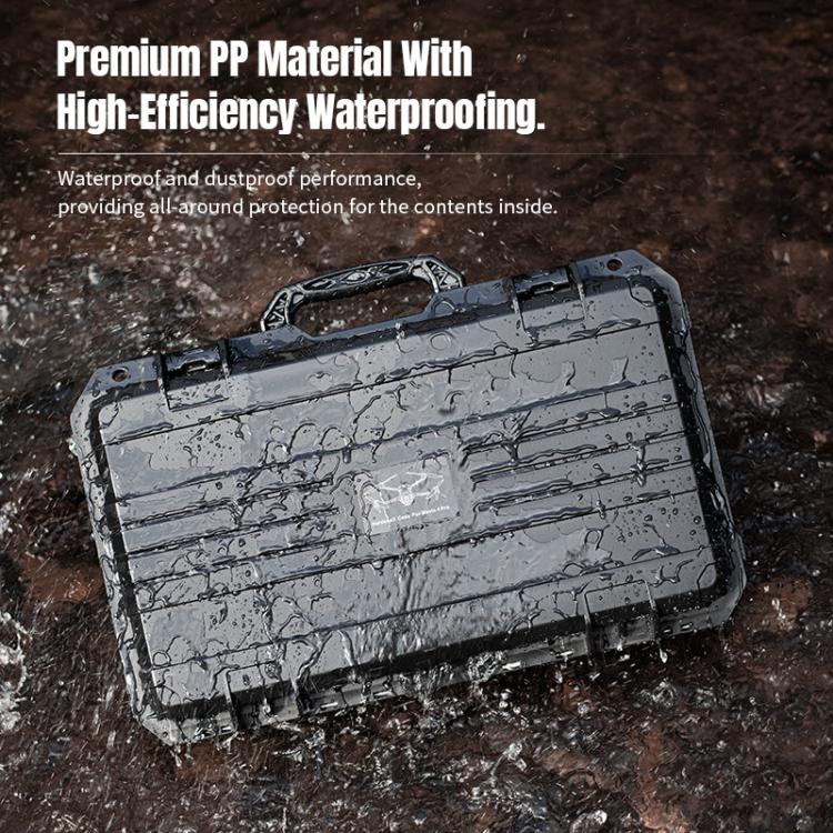 Portable Box Sealed Waterproof Trolley Suitcase For DJI Mavic 4 Pro / Mavic 3 / Air 3  - Black