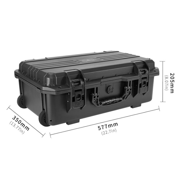 Portable Box Sealed Waterproof Trolley Suitcase For DJI Mavic 4 Pro / Mavic 3 / Air 3  - Black