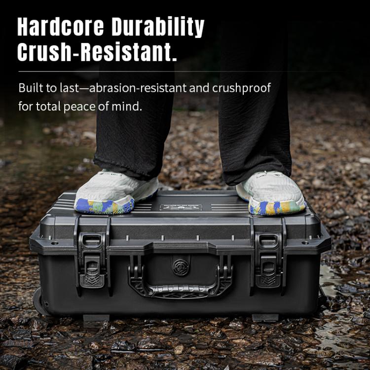 Portable Box Sealed Waterproof Trolley Suitcase For DJI Mavic 4 Pro / Mavic 3 / Air 3  - Black