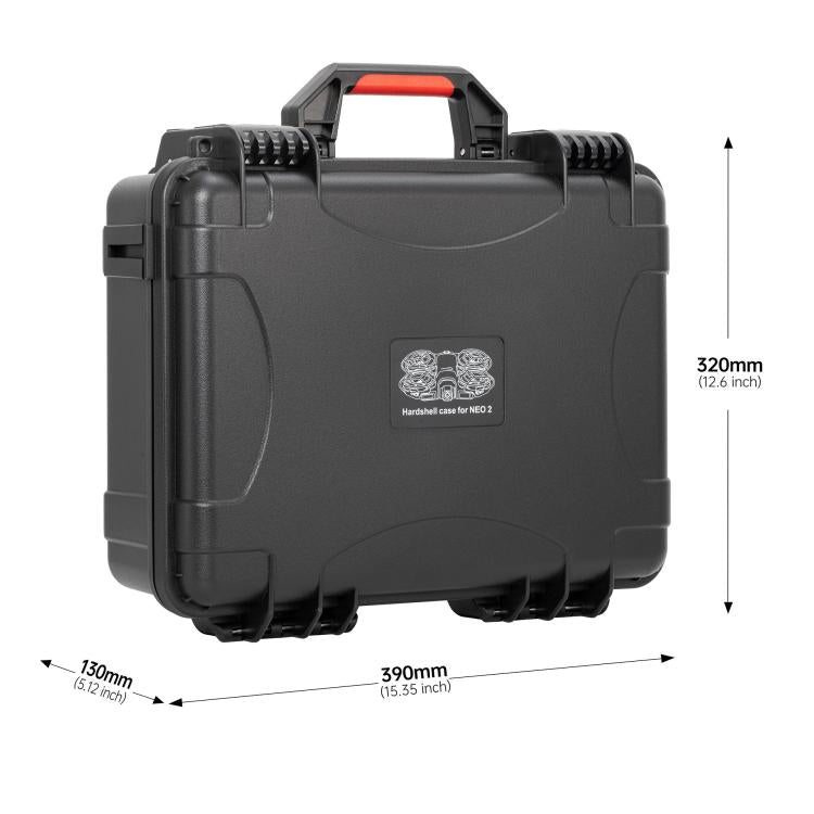 For DJI Neo 2 STARTRC PP Waterproof Shockproof Suitcase Portable Storage Box  - Black