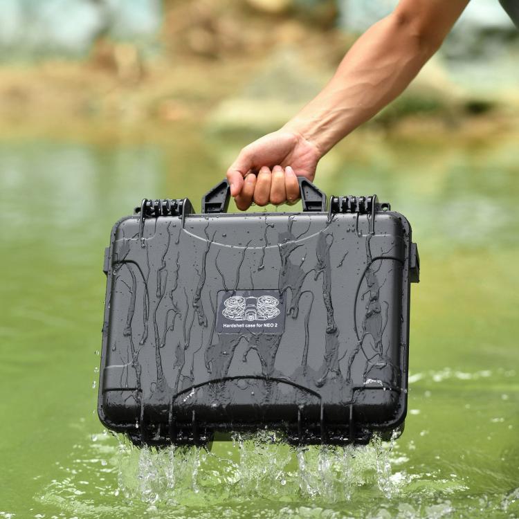 For DJI Neo 2 STARTRC PP Waterproof Shockproof Suitcase Portable Storage Box  - Black