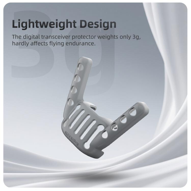 For DJI Neo 2 Sunnylife Hollow Design Digital Transceiver Protector Crash-Proof Digital Transceiver Cover  - Grey