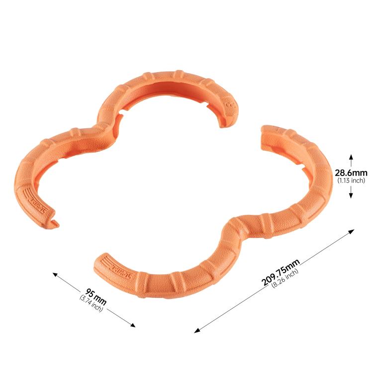 For DJI Avata 360 STARTRC Light Anti-Sink Floating Propeller Guard Bumper  - Orange