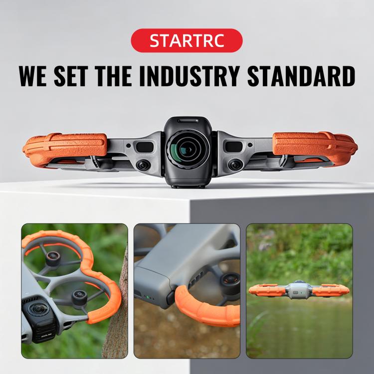 For DJI Avata 360 STARTRC Light Anti-Sink Floating Propeller Guard Bumper  - Orange
